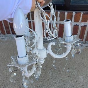 Rare white chandelier